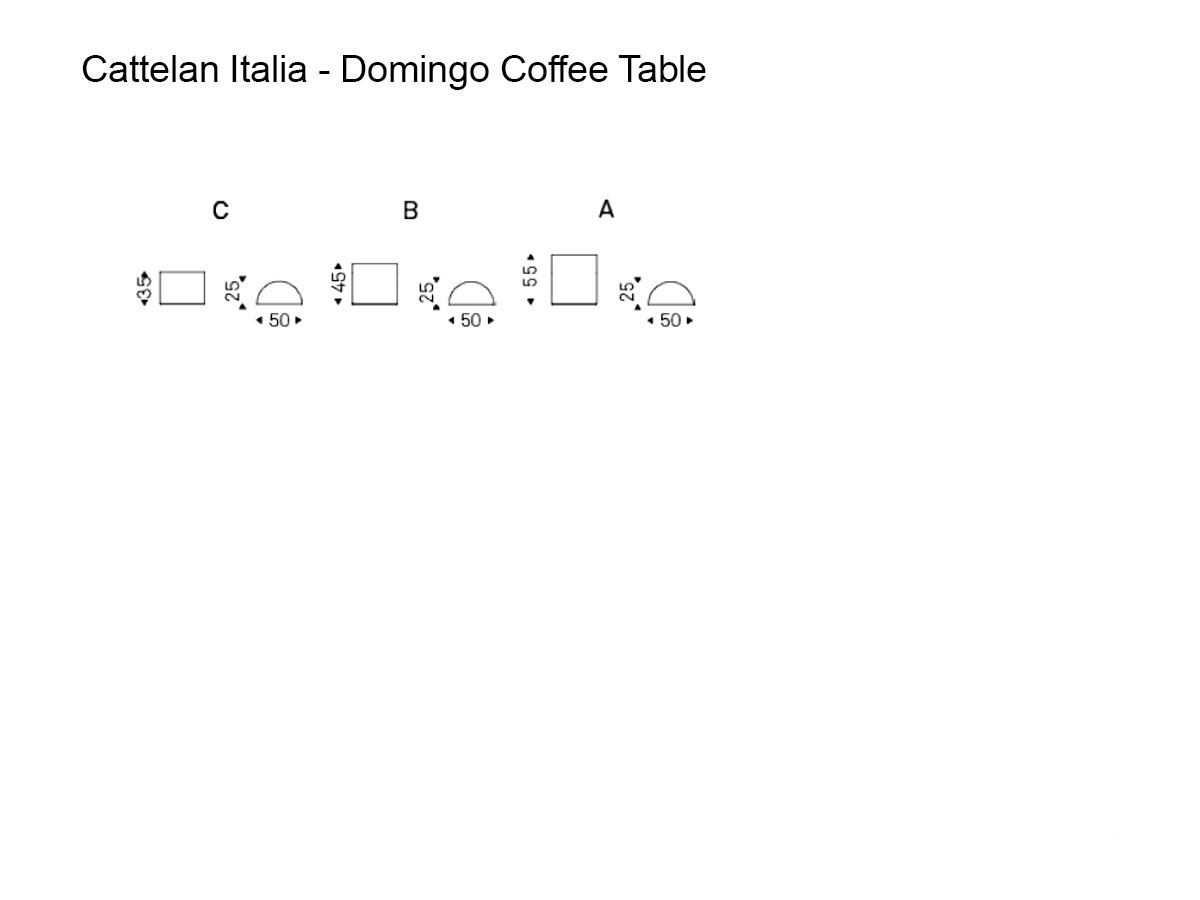 Cattelan Italia Domingo Coffee Table