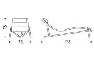 Кушетка Cattelan Italia Donovan Chaise Longue