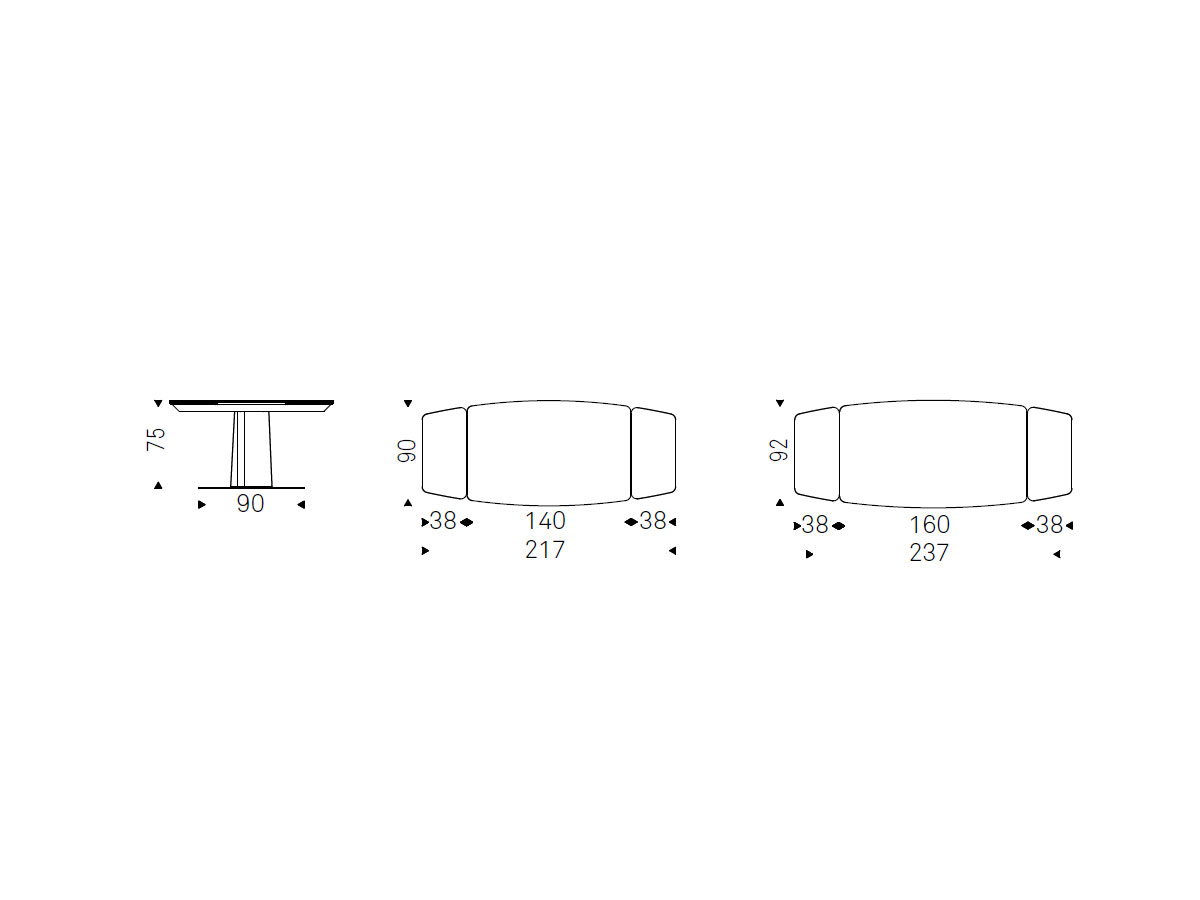 Cattelan Italia Duffy Keramik Drive Table
