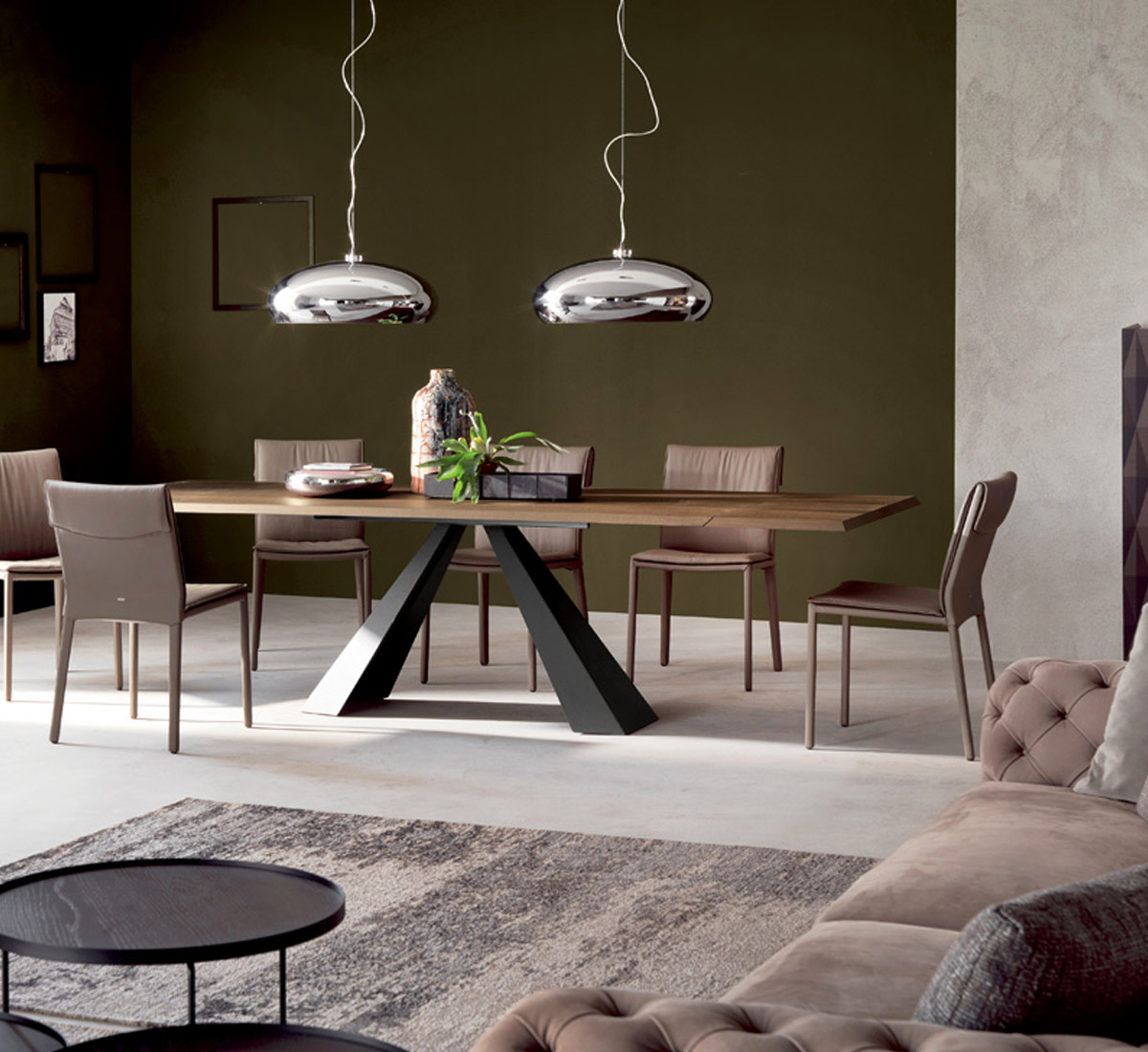 Cattelan Italia Eliot Wood Drive Extendable Table