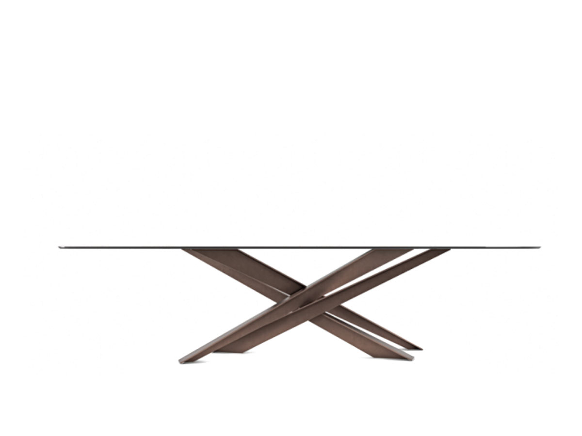 Cattelan Italia Lancer Keramik Table 240x120 Sag Corcovado Gfm18 Bronze