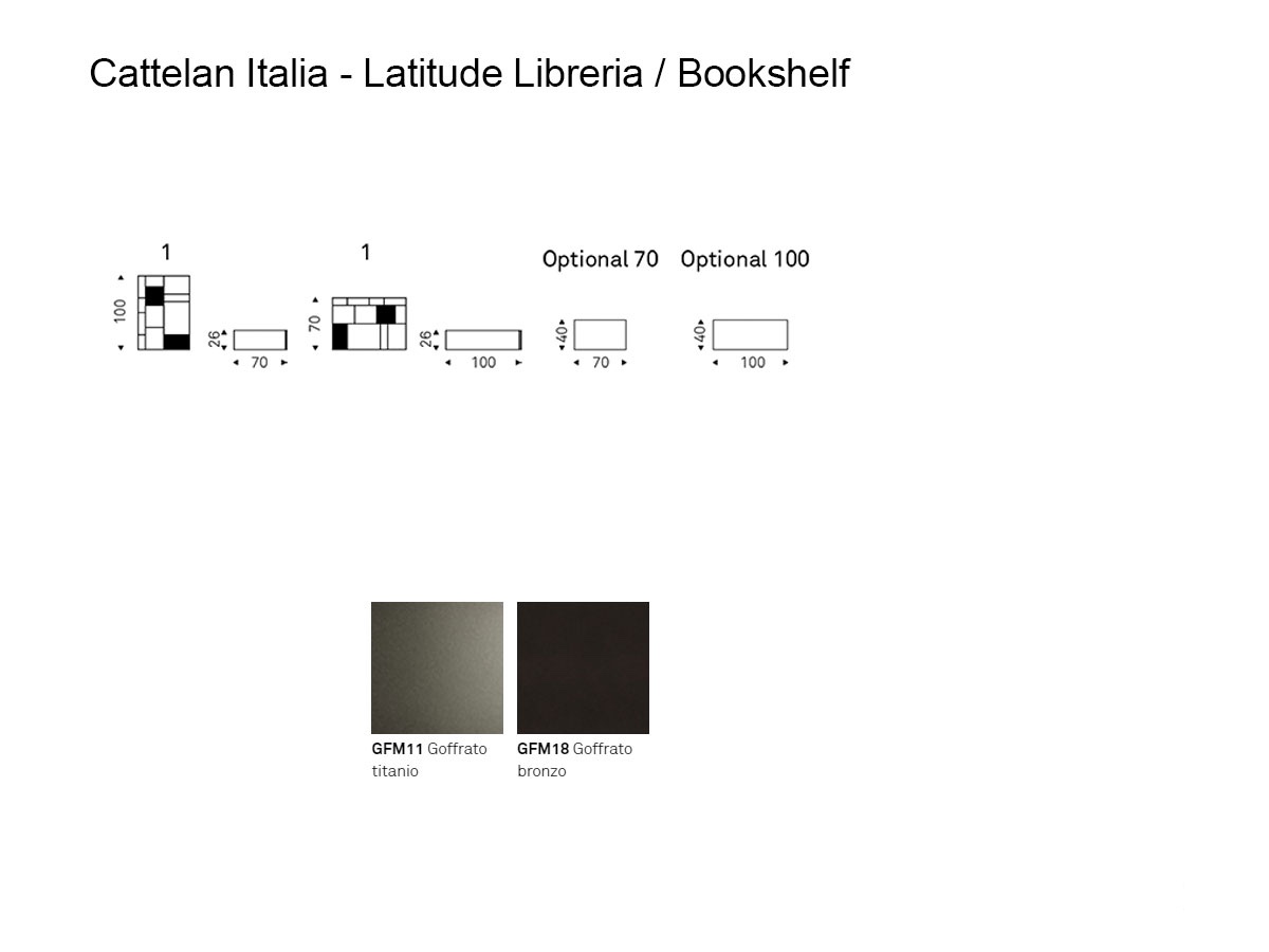 Cattelan Italia Latitude Bookshelf