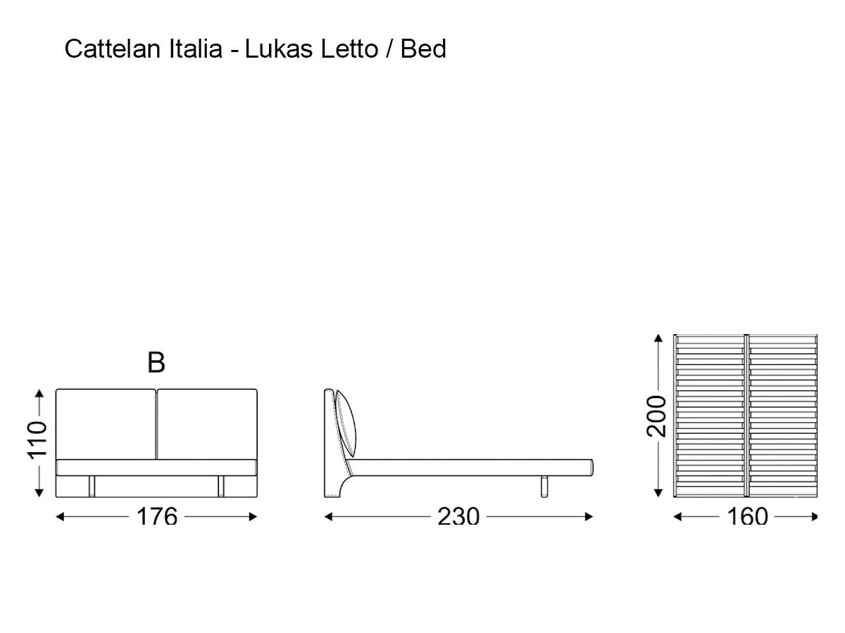 Cattelan Italia Lukas Bed