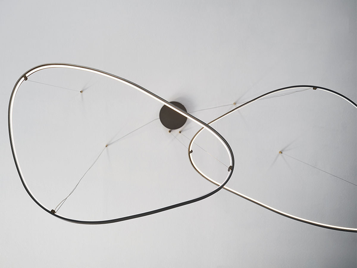Cattelan Italia Magellano Shaped Suspension Lamp