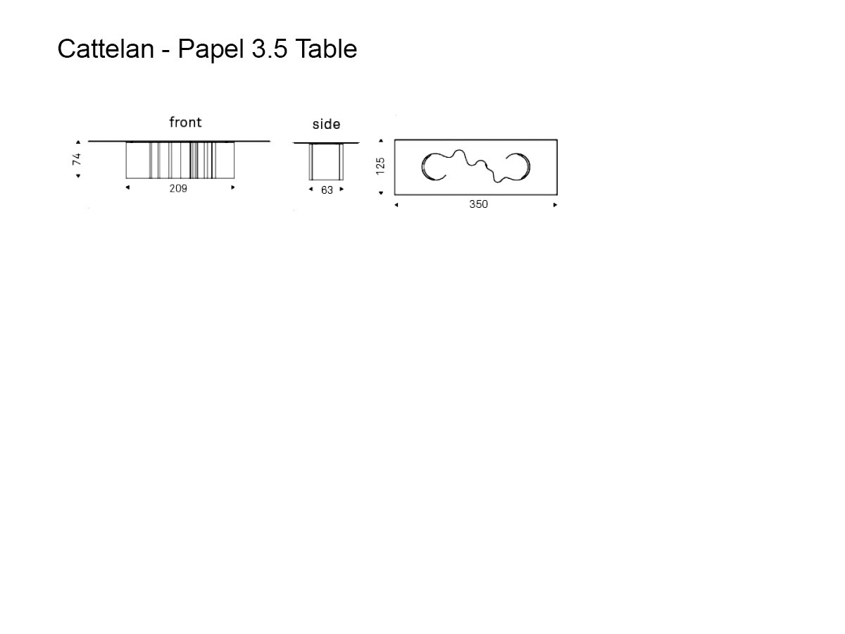 Cattelan Italia Papel 35 Table