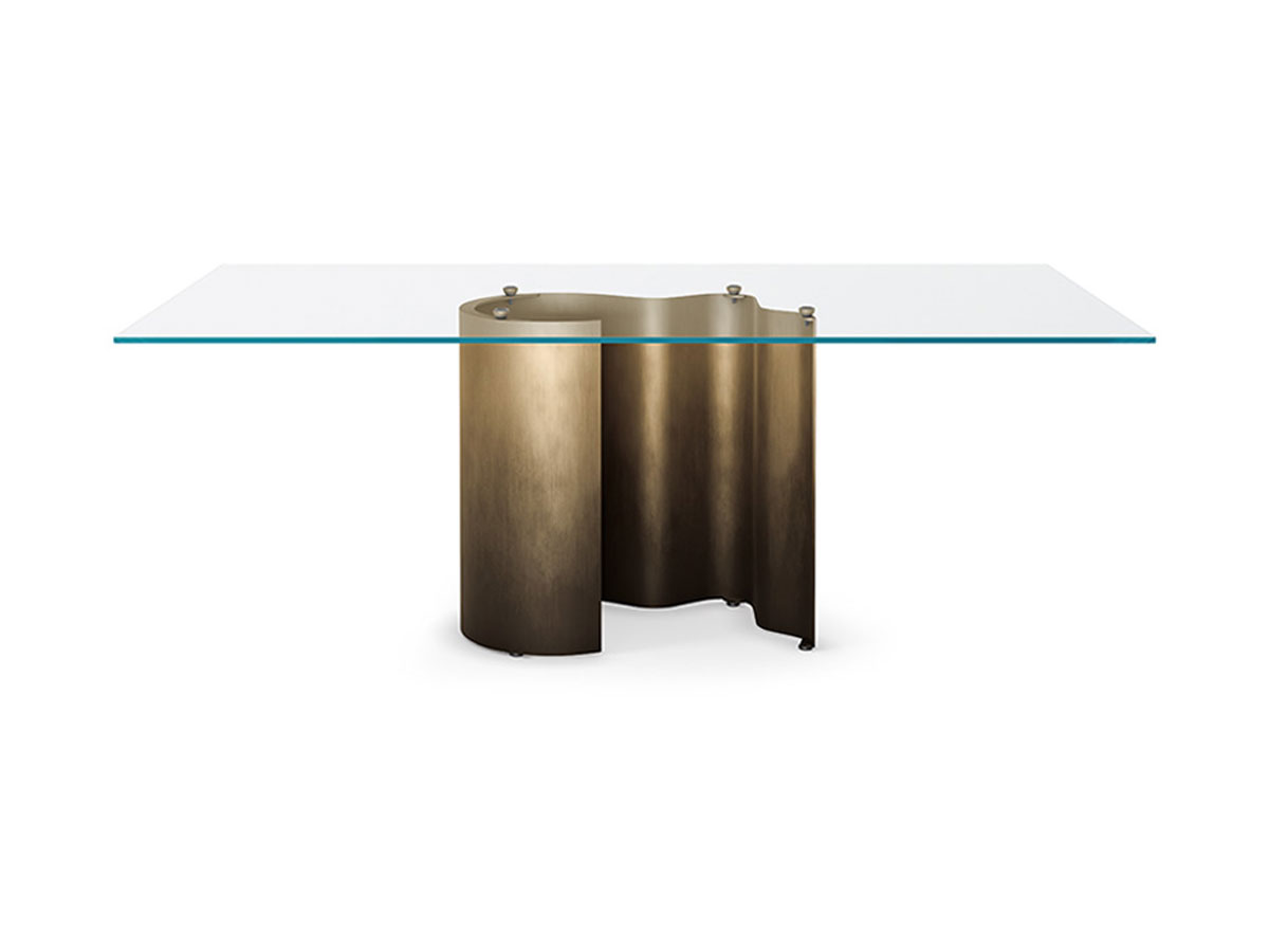 Cattelan Italia Papelito Rectangular Table L 200 Cm Glass