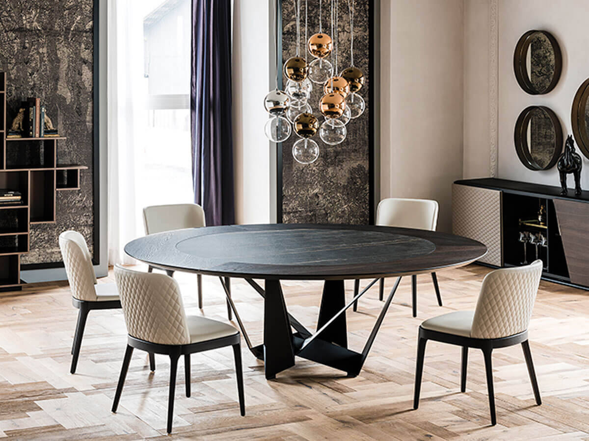 Cattelan Italia Skorpio Ker Wood Round Table