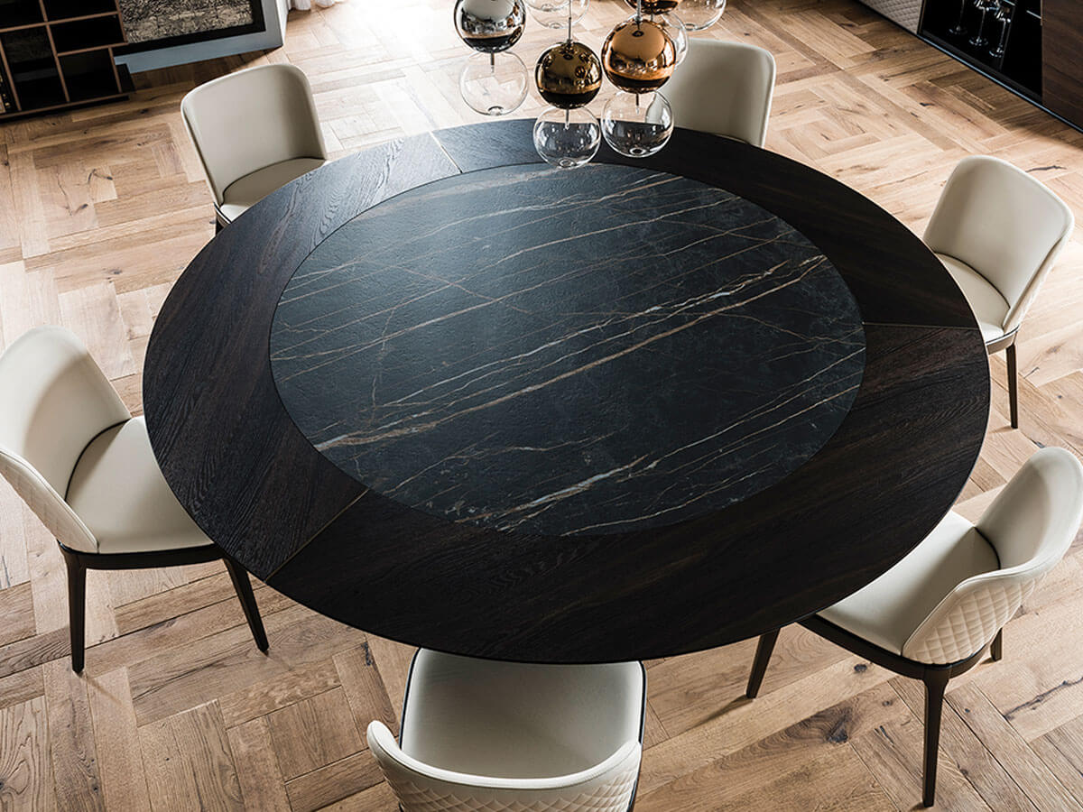 Cattelan Italia Skorpio Ker Wood Round Table