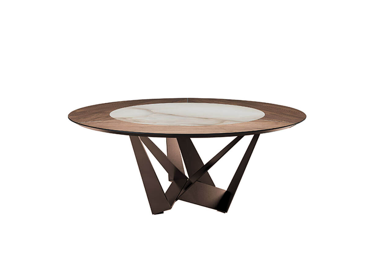 Cattelan Italia Skorpio Ker Wood Round Table