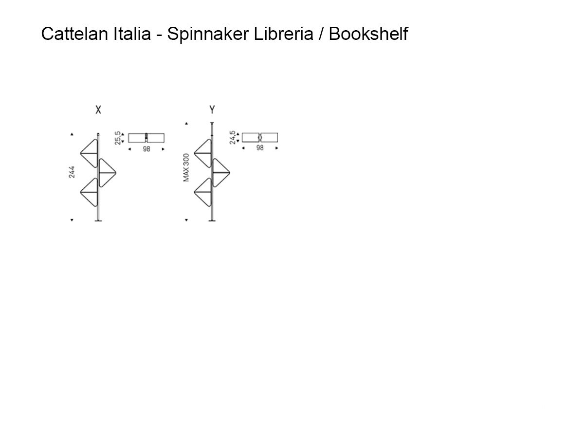 Cattelan Italia Spinnaker Bookshelf