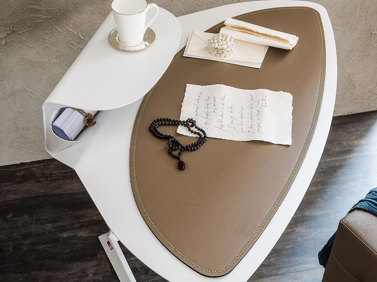 Cattelan Italia Storm Desk With Pad Gfm11 47 Oyster