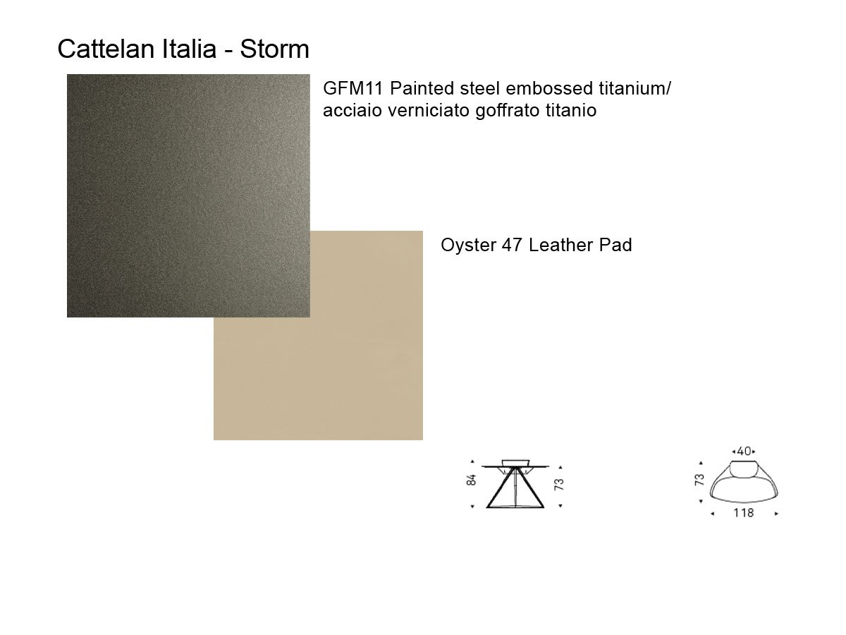 Cattelan Italia Storm Desk With Pad Gfm11 47 Oyster