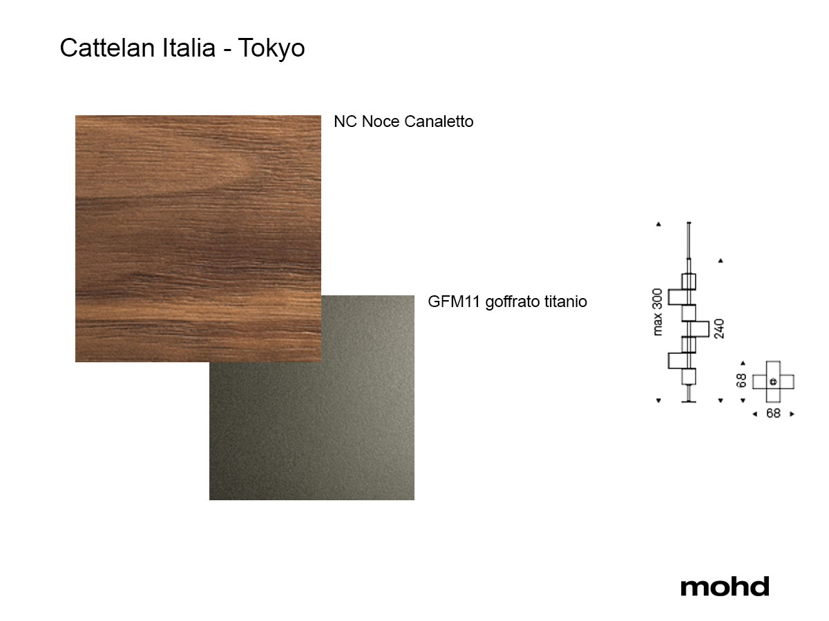 Cattelan Italia Tokyo Bookshelf Gfm11 Canaletto Walnut