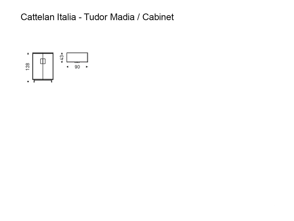 Cattelan Italia Tudor Cabinet