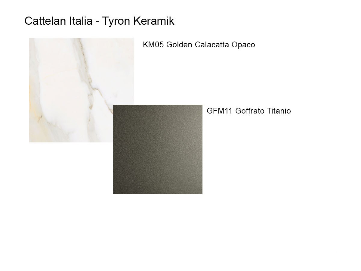 Cattelan Italia Tyron Keramik Table 240x120 Sag Km05 Golden Calacatta