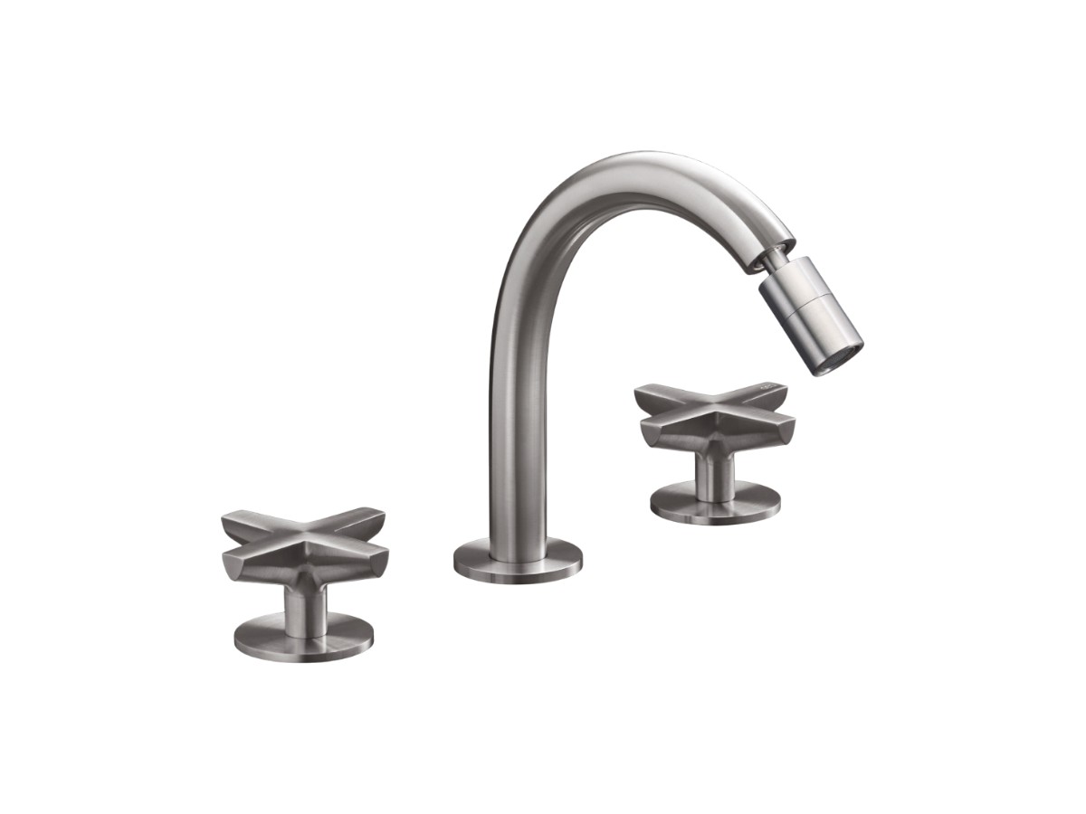 CEADESIGN Crx19 Bathroom Faucet Three Hole With Swivelling Spout
