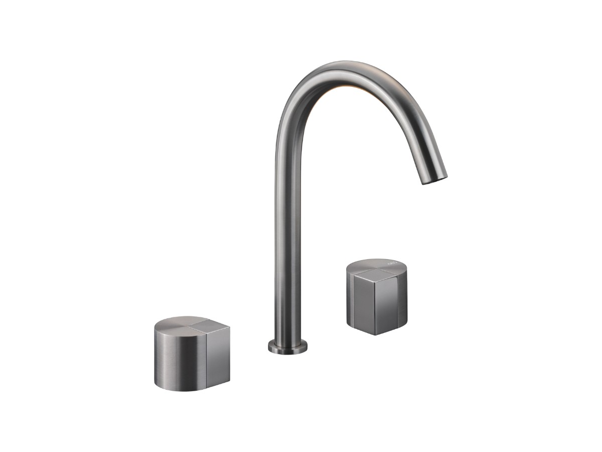 CEADESIGN Det15 Bathroom Faucet Three Hole With Swivelling Spout