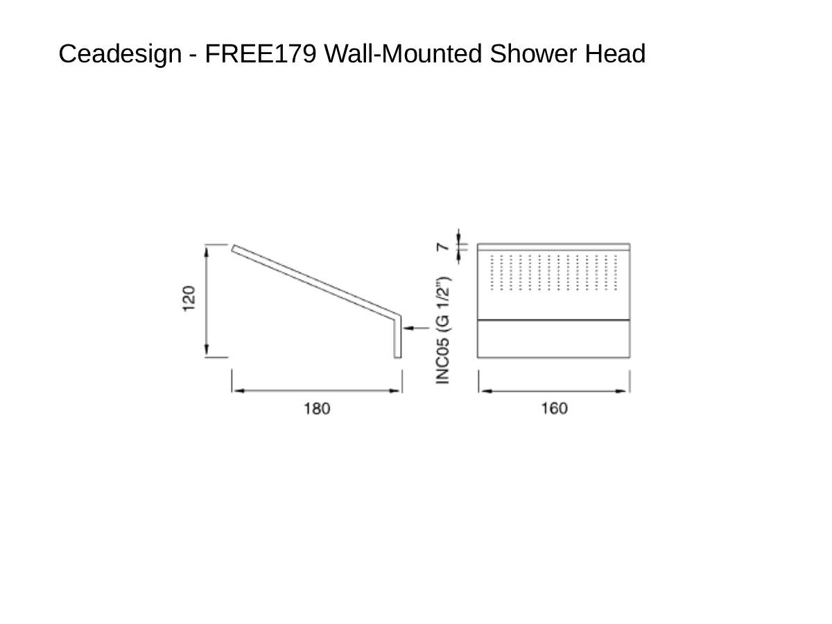 CEADESIGN Free179 Wall Mounted Shower Head