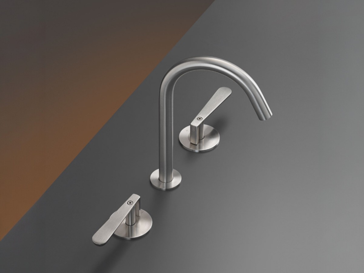 CEADESIGN Ltz10 Bathroom Faucet Three Hole With Swivelling Spout
