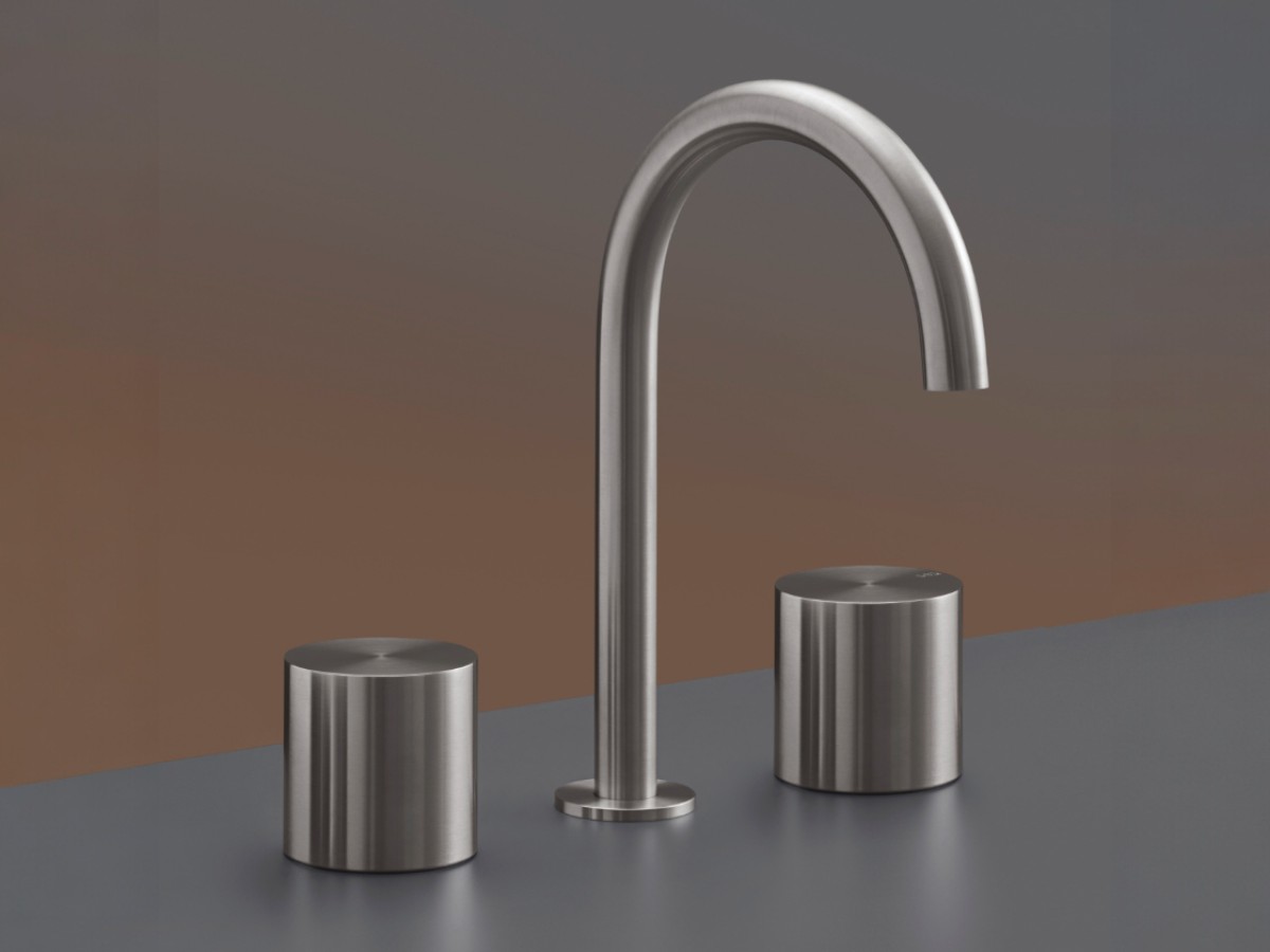CEADESIGN Ops14 Bathroom Faucet Three Hole With Swivelling Spout
