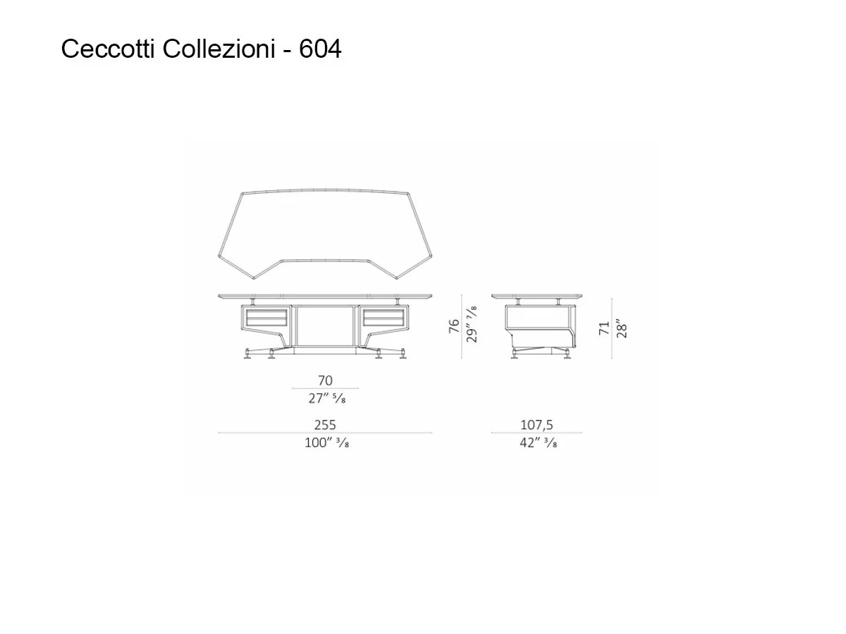 Ceccotti 604 Desk
