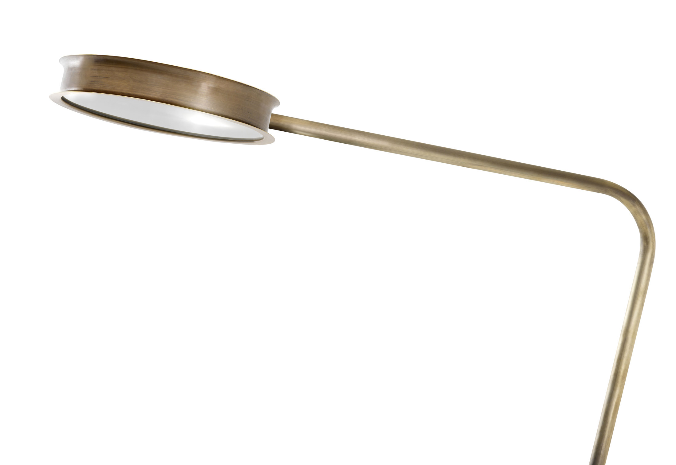 Ceccotti After Glow Burnished Brass Floor Lamp