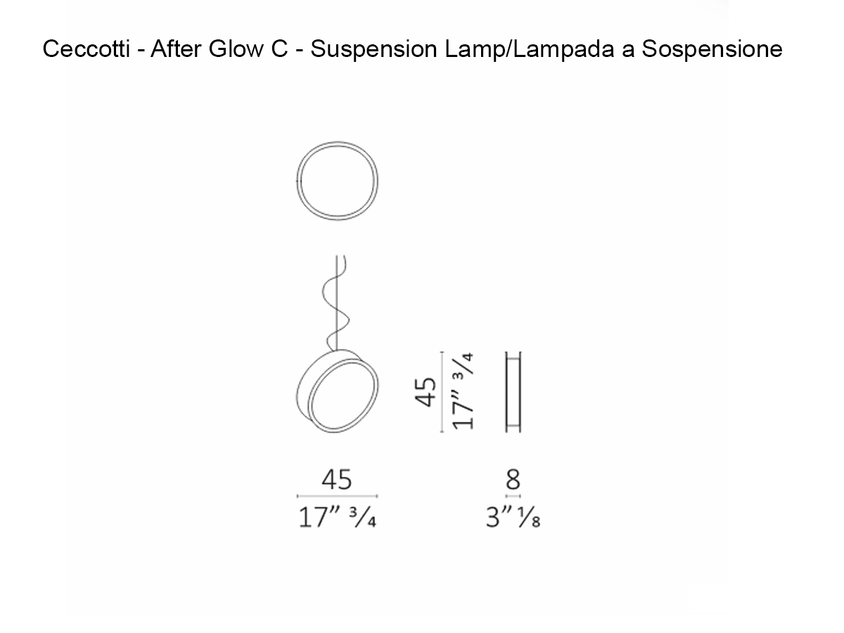 Ceccotti After Glow C Suspension Lamp