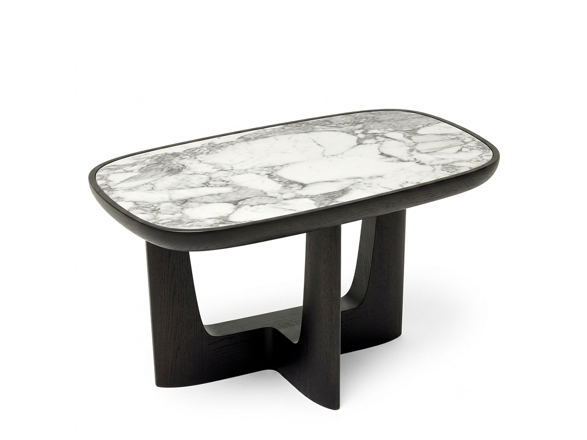 Ceccotti Baldwin Coffee Table L 80 Cm Cervaiole Ash Wenge Pf