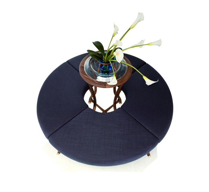 Ceccotti Large Flower Sofa Circolare