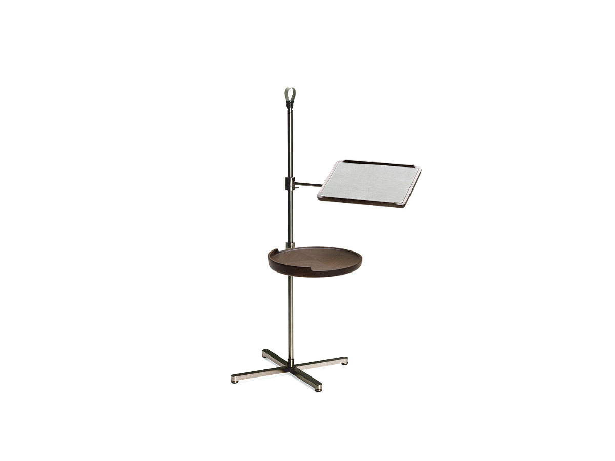 Ceccotti Galimede Coffee Table Bronzed Steel Walnut Brown Sc31
