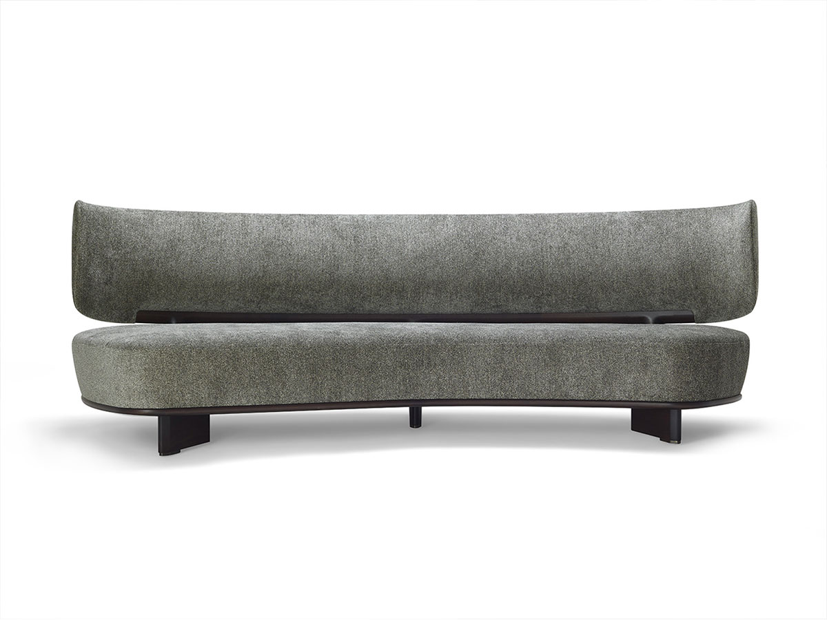 Ceccotti Icosofa Sofa Dark American Walnut Belsuede 012
