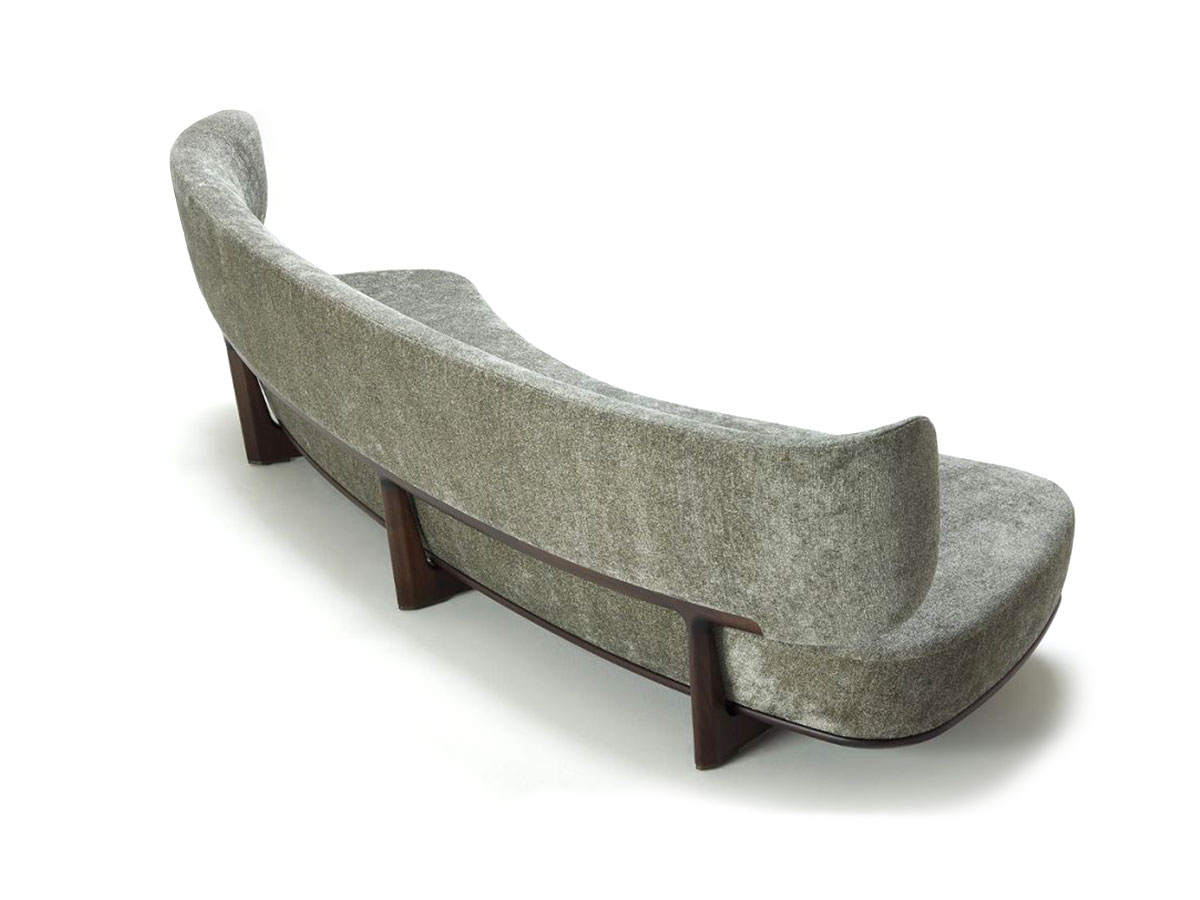 Ceccotti Icosofa Sofa Dark American Walnut Belsuede 012