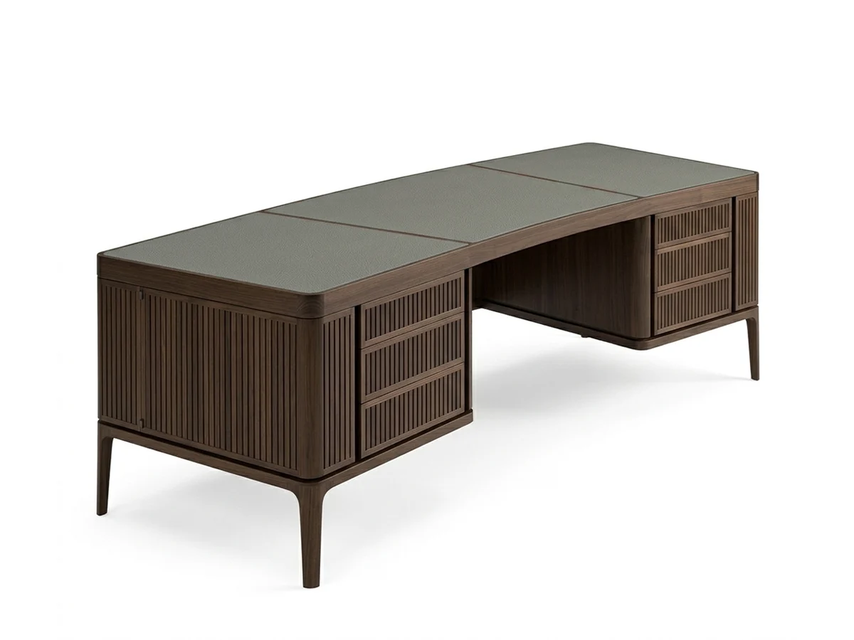 Ceccotti Paperweight L 222 Walnut Dark Sc 26 Topo