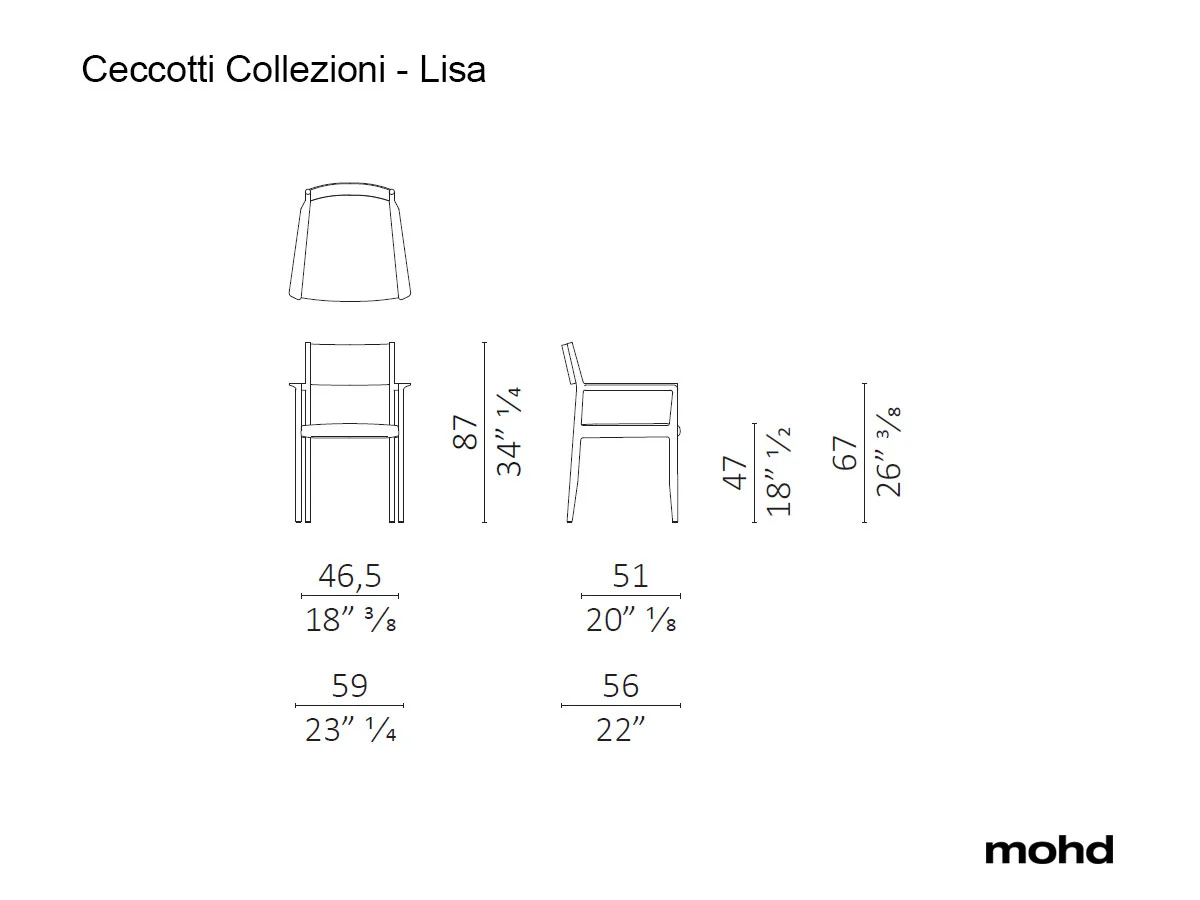 Ceccotti Lisa Chair