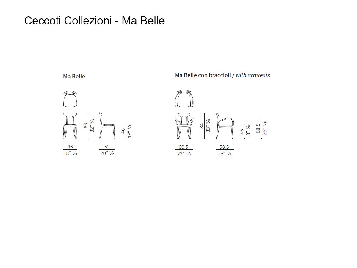 Стул Ceccotti Ma Belle