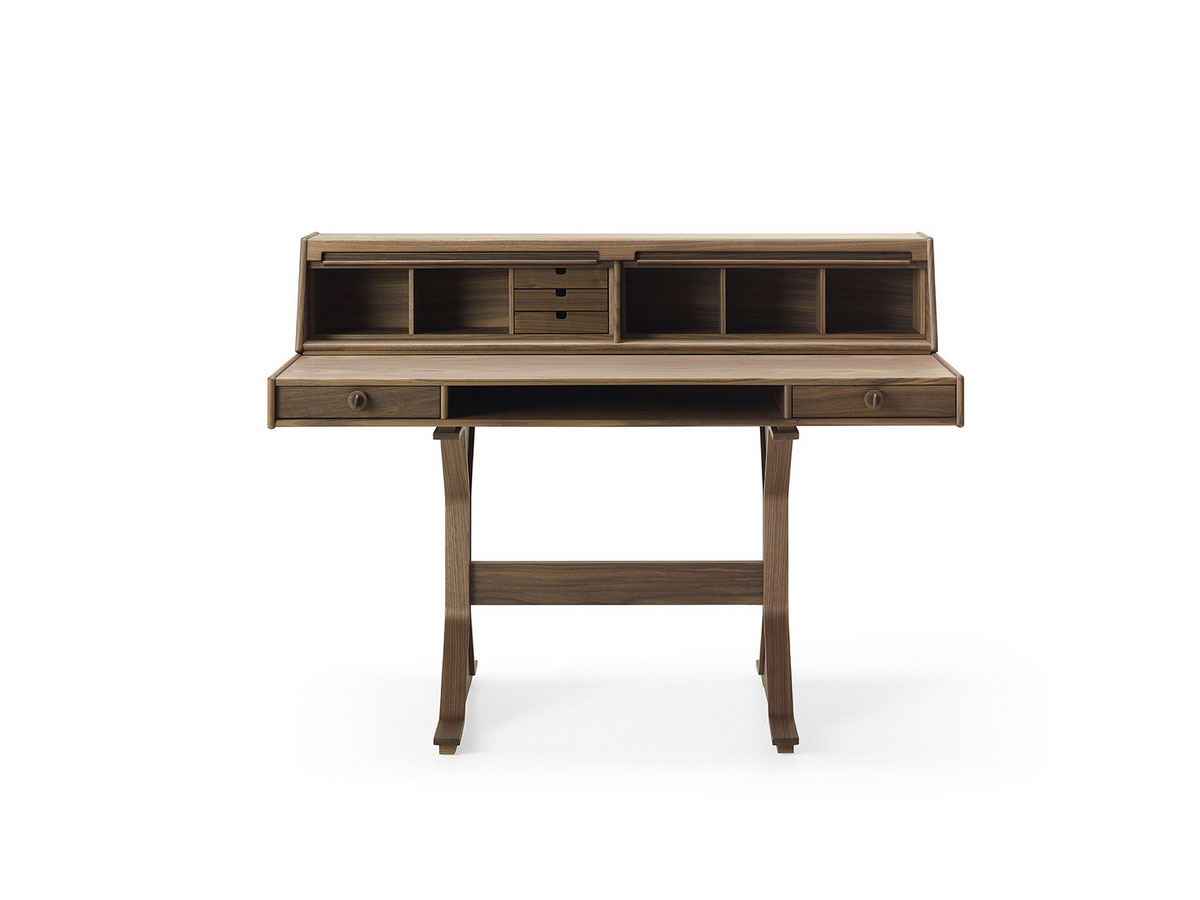 Ceccotti Nos Desk With Roll Top American Walnut