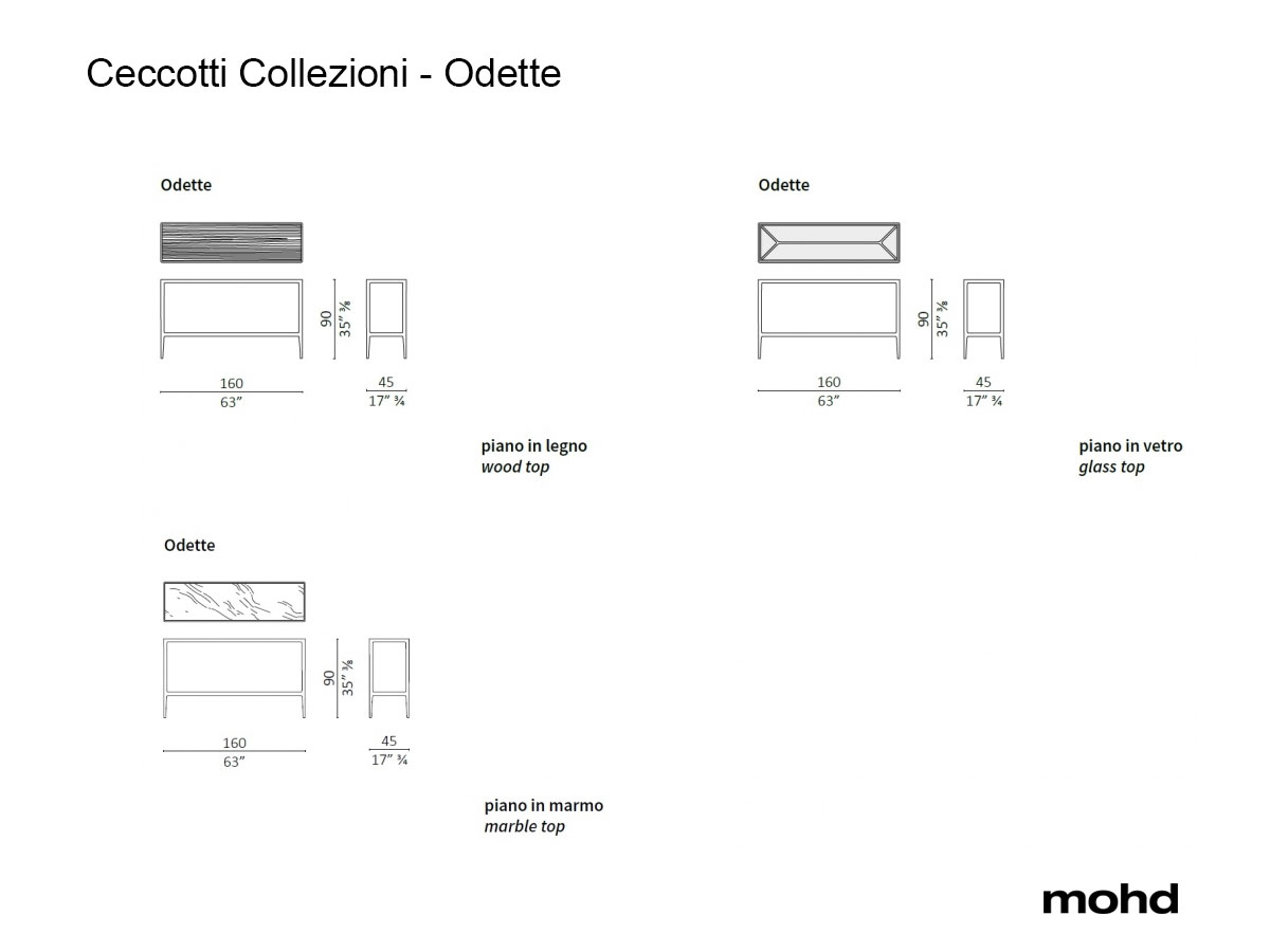 Ceccotti Odette Console