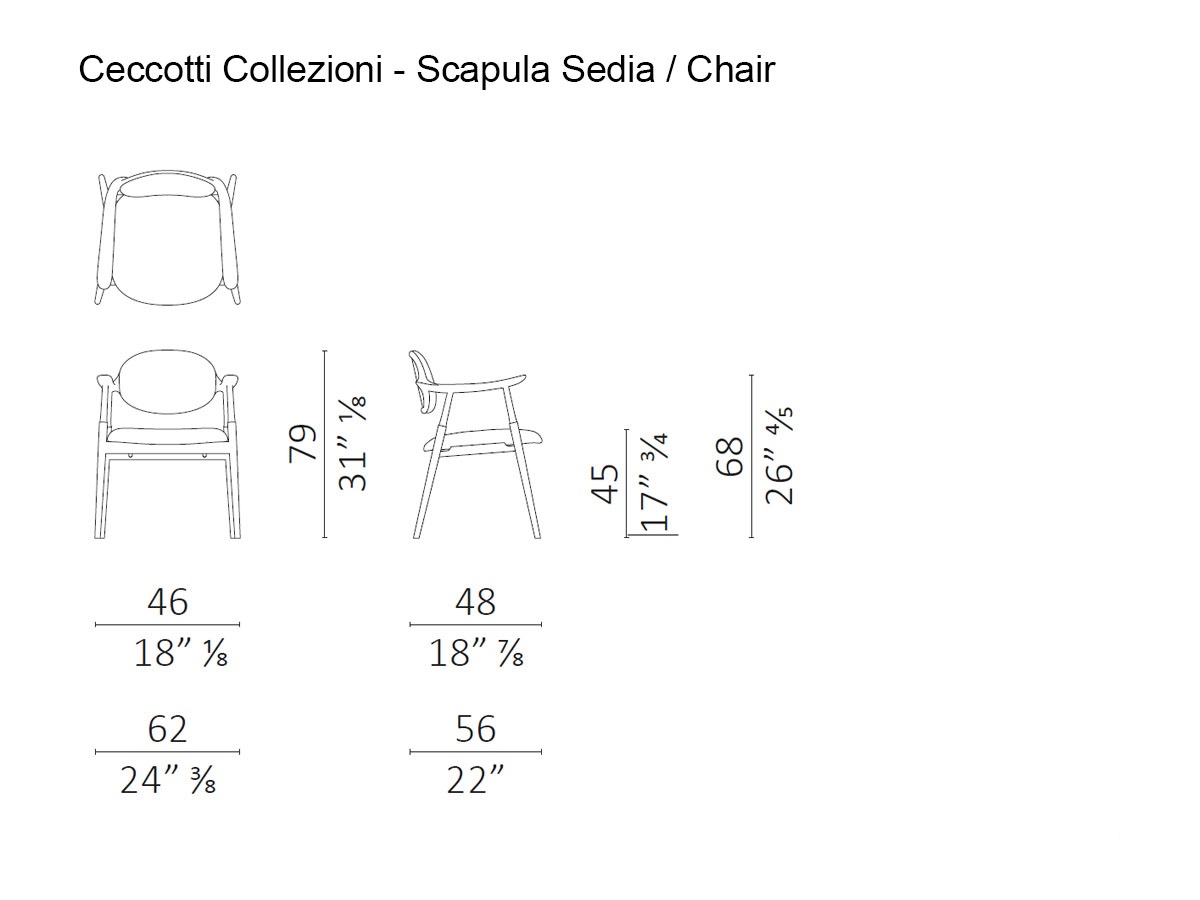 Ceccotti Scapula Chair