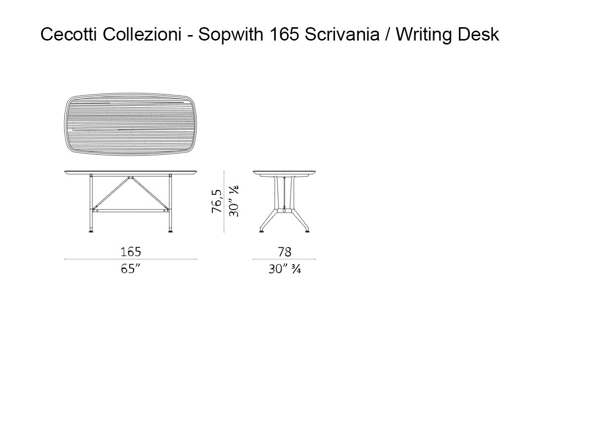 Ceccotti Sopwith 165 Writing Desk