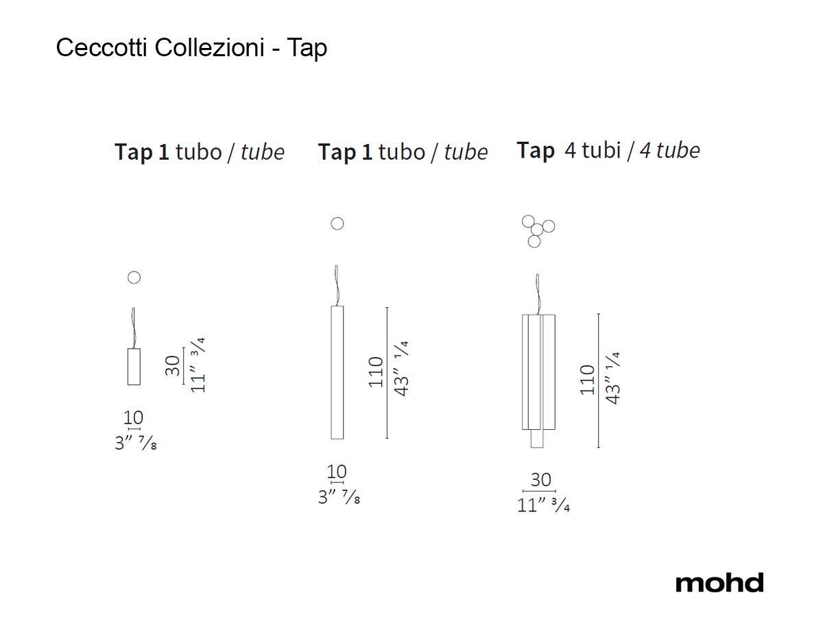 Ceccotti Tap Suspension Lamp