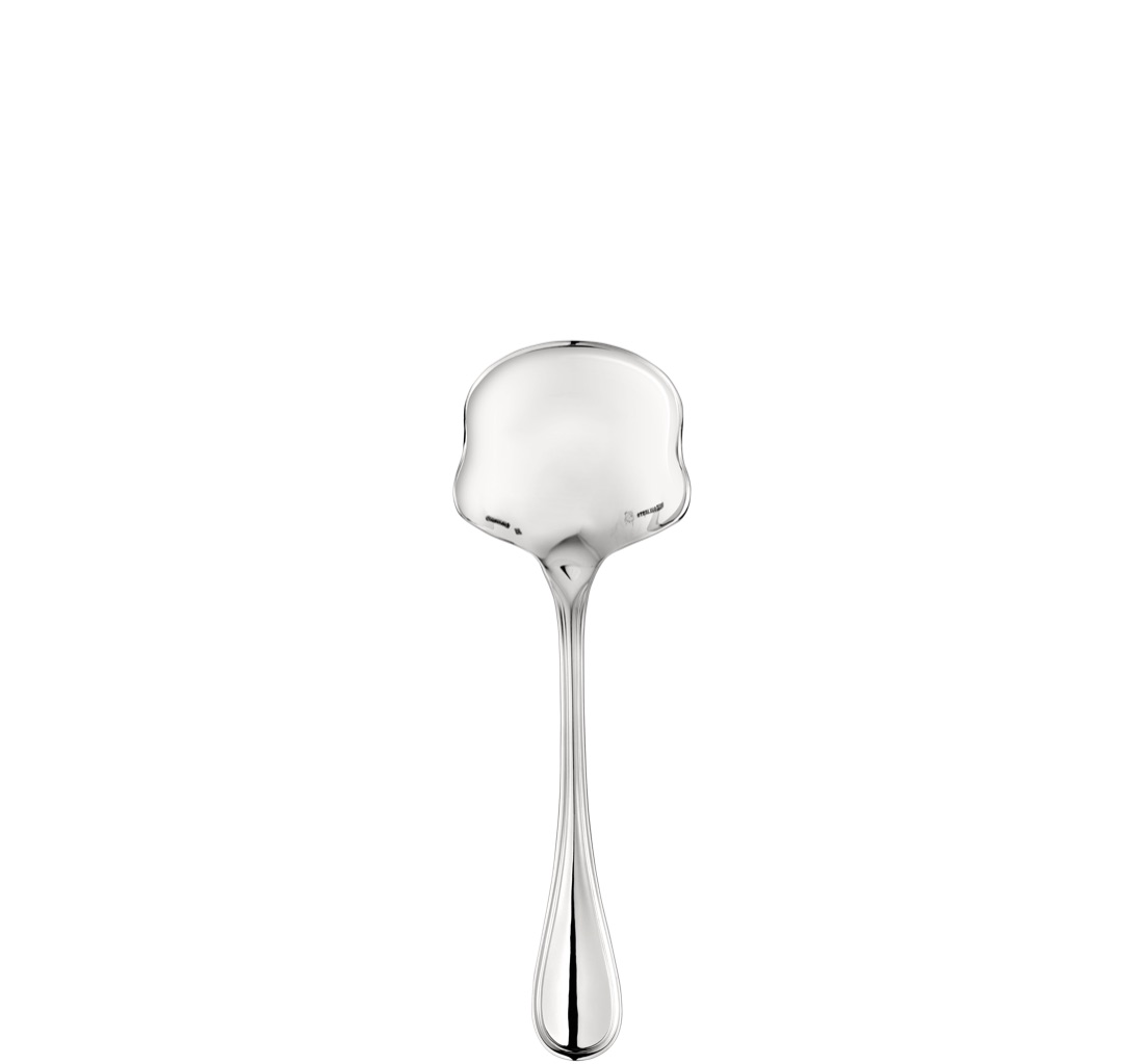 Christofle Vegetable Serving Spoon Albi Sterling Silver