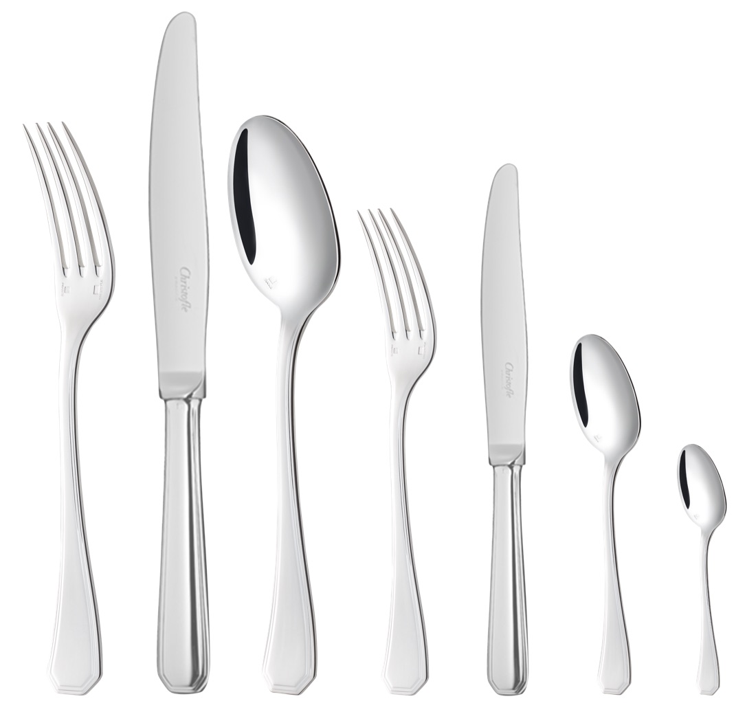 Christofle Flatware Set For 12 People 110 Pieces Imperial Chest Amer
