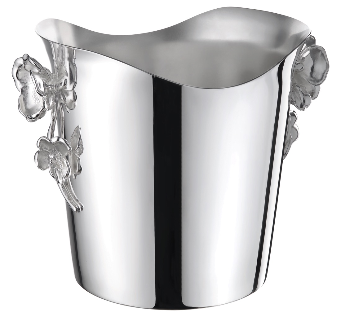 Christofle Champagne Bucket Anemone Silver Plated