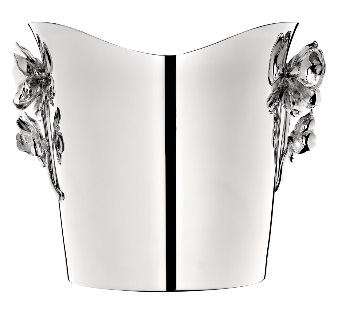 Christofle Champagne Bucket Anemone Silver Plated