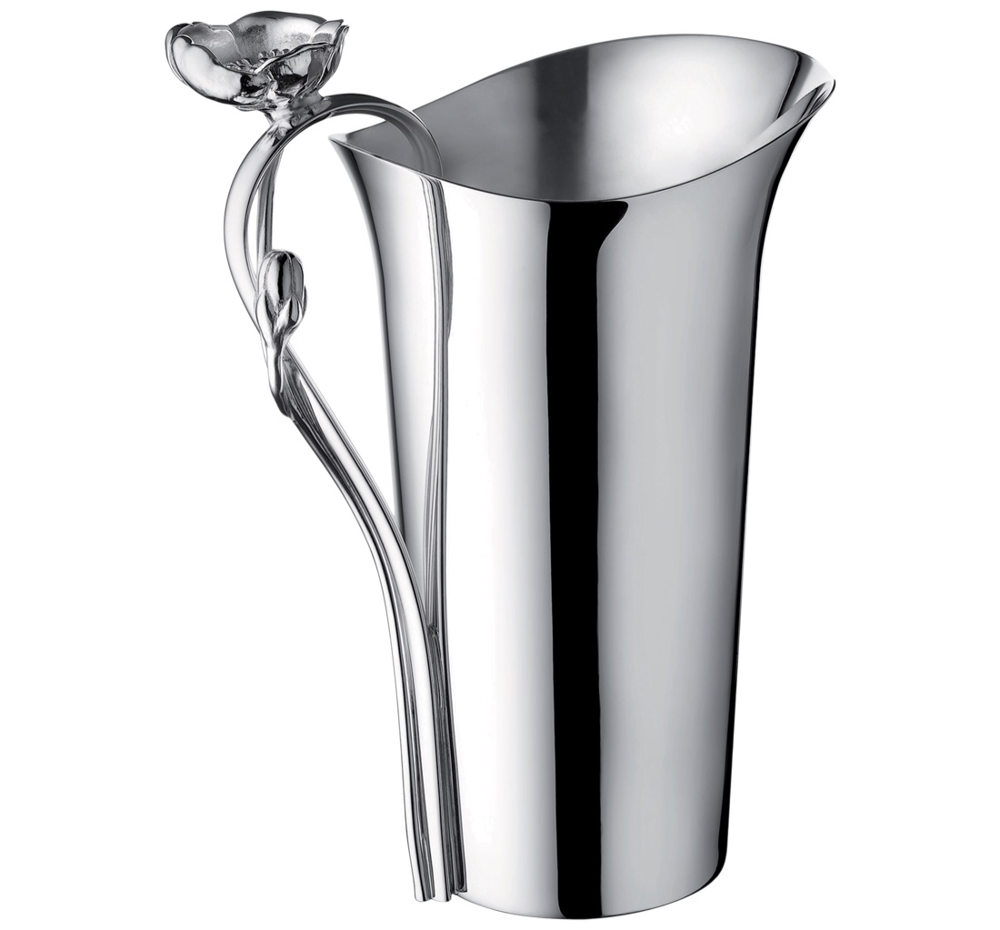 Christofle Water Pitcher Anemone Silver Plated