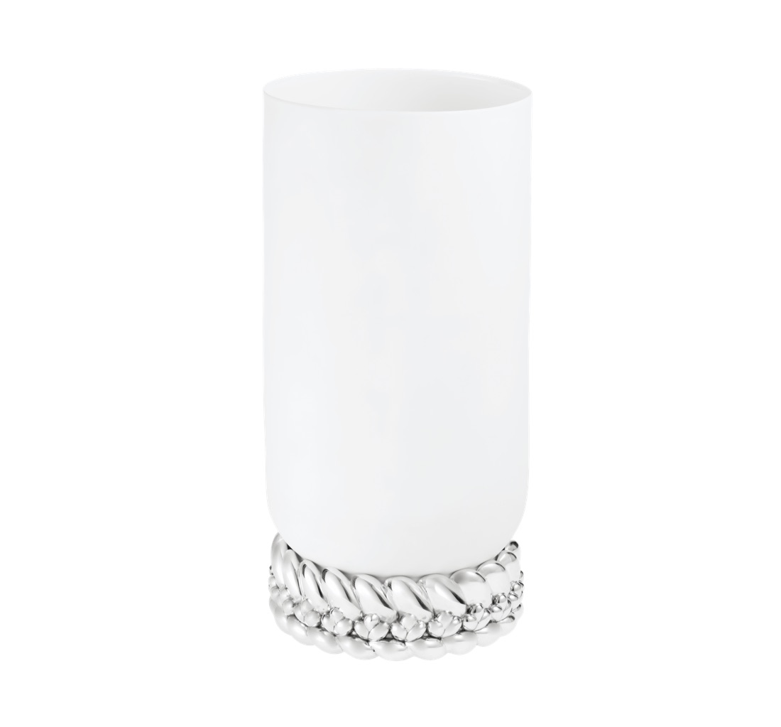 Christofle Large Vase Babylone Porcelain