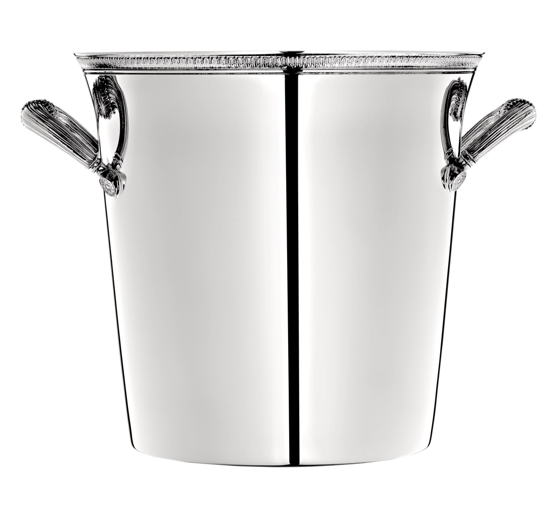Christofle 2 Bottle Champagne Bucket Malmaison Silver Plated
