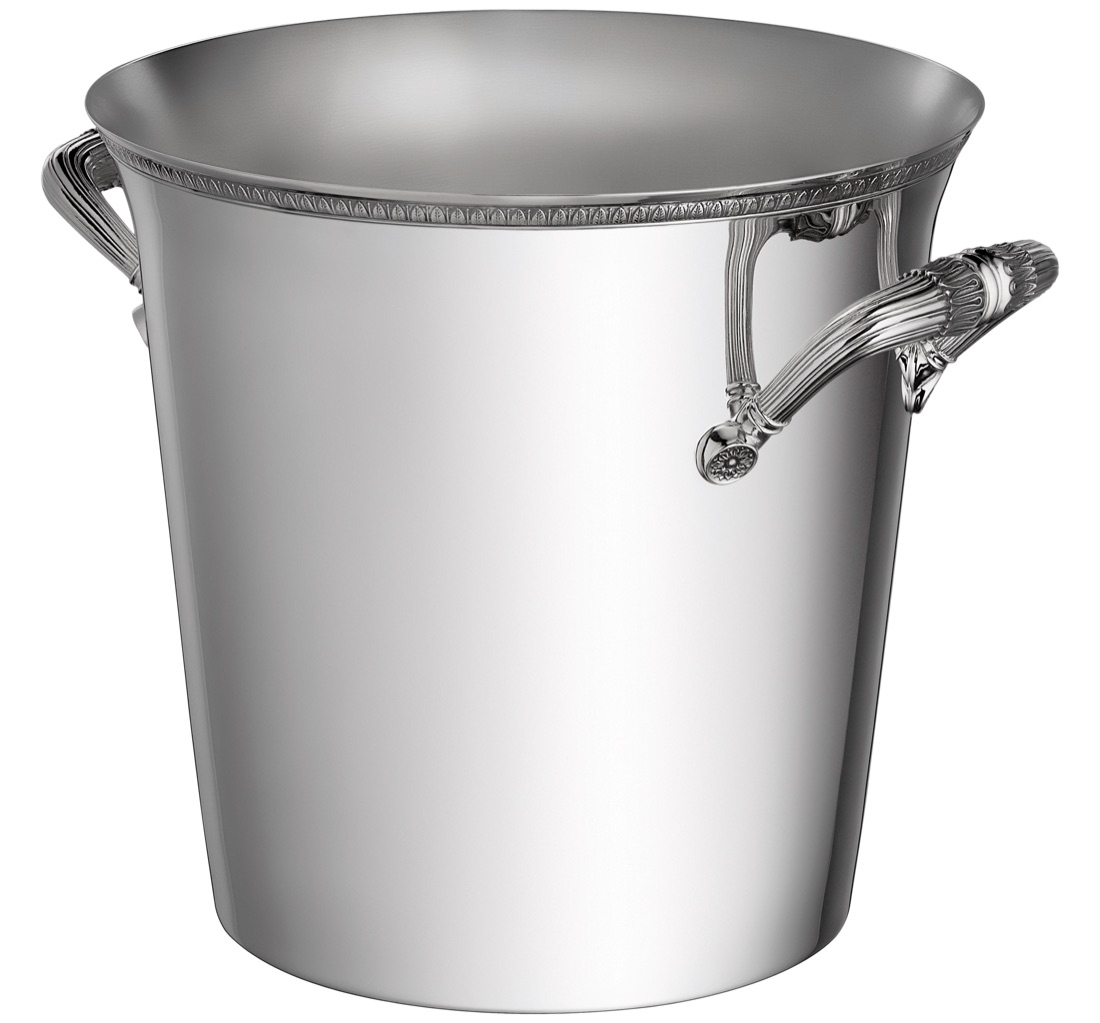 Christofle 2 Bottle Champagne Bucket Malmaison Silver Plated