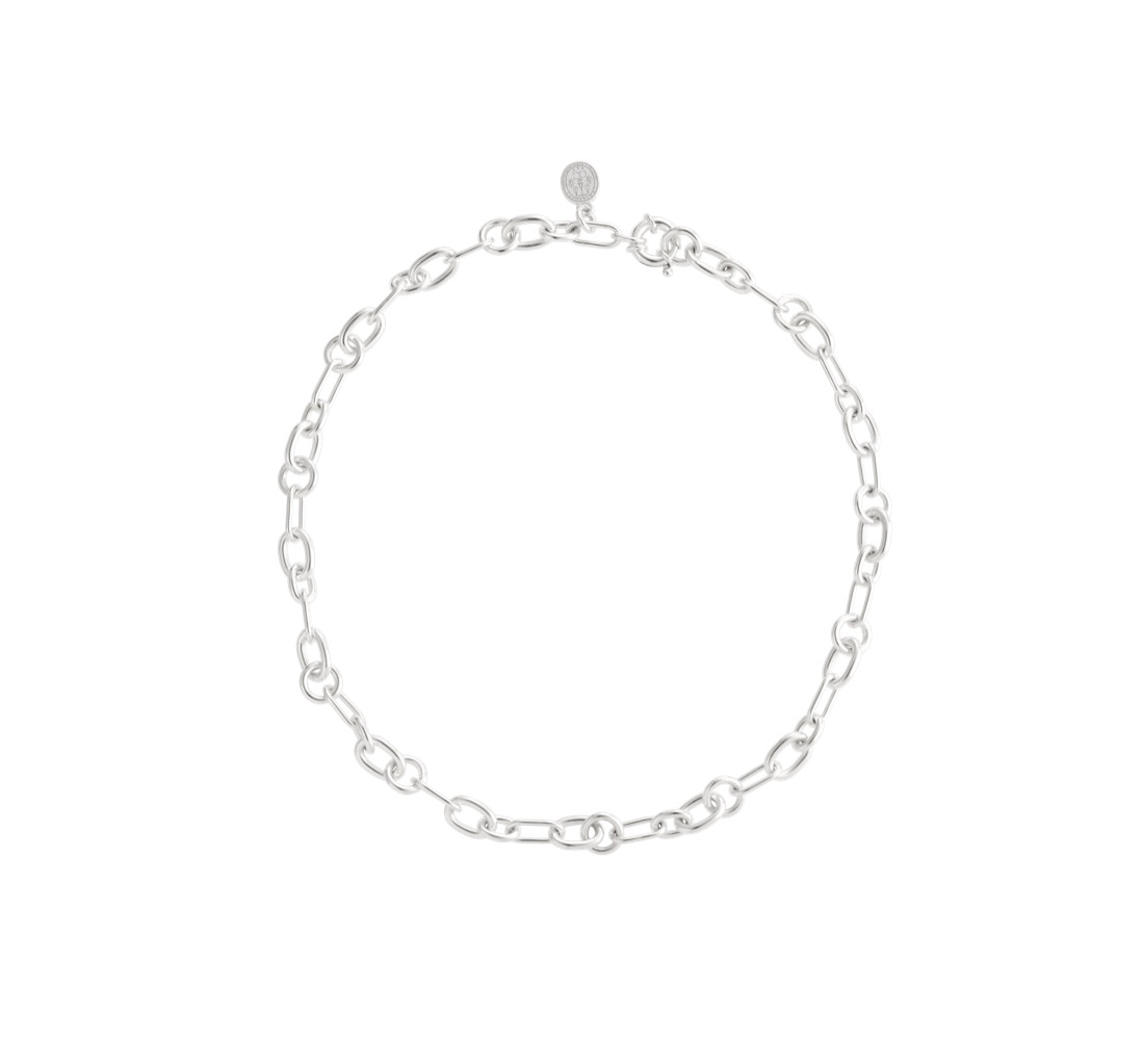 Christofle Chain Necklace Chri Chri Sterling Silver Mere