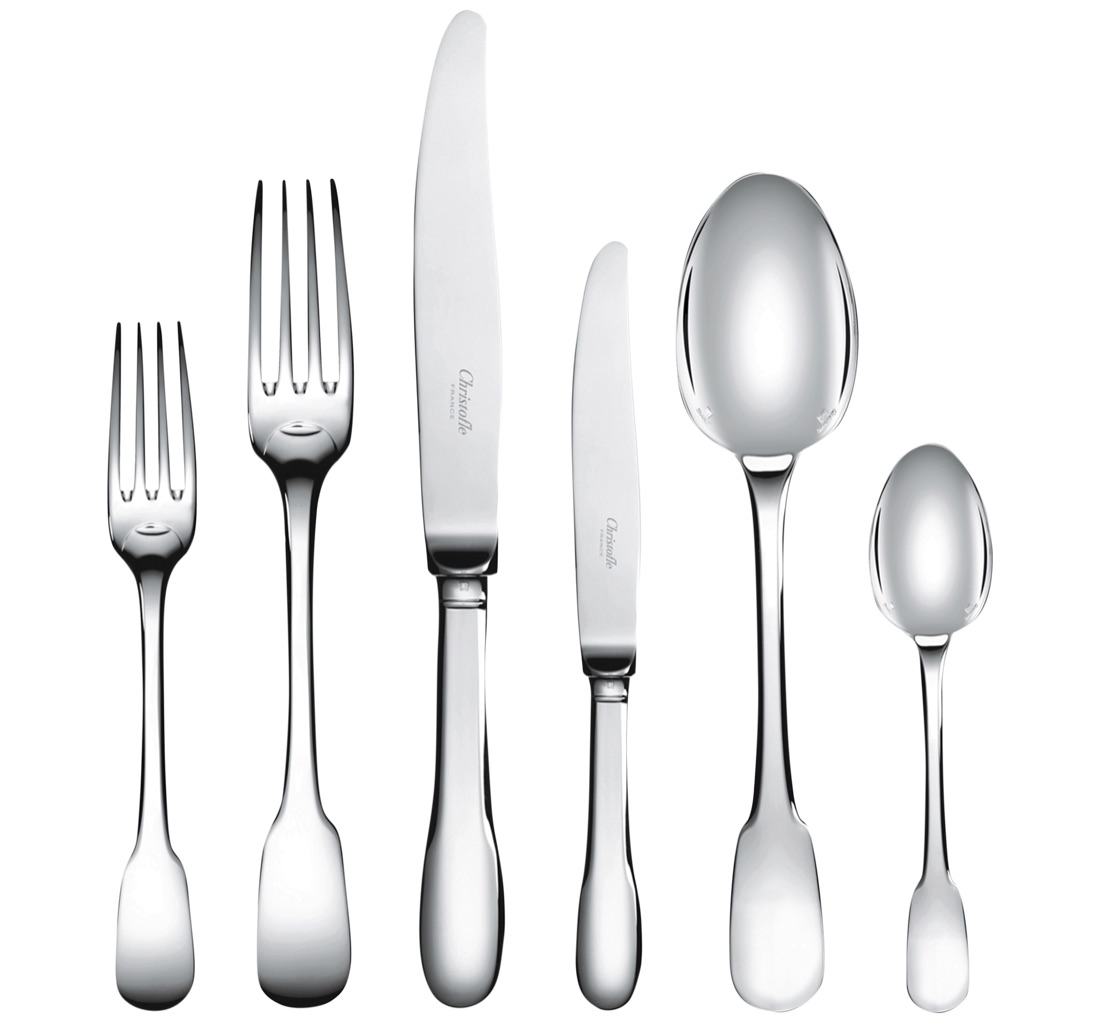 Christofle Flatware Set For 12 People 110 Pieces Imperial Chest Cl